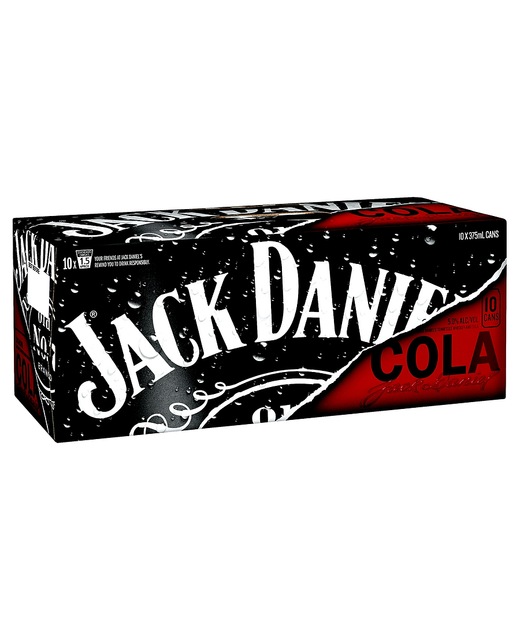 Jack Daniel's Cola 330ml 10pk cans