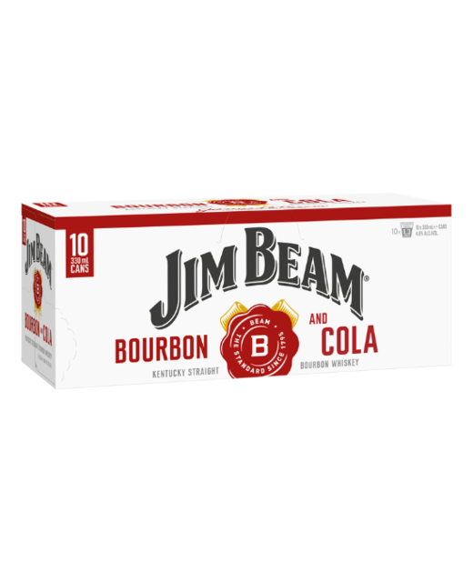 Jim Beam & Cola 10pk cans