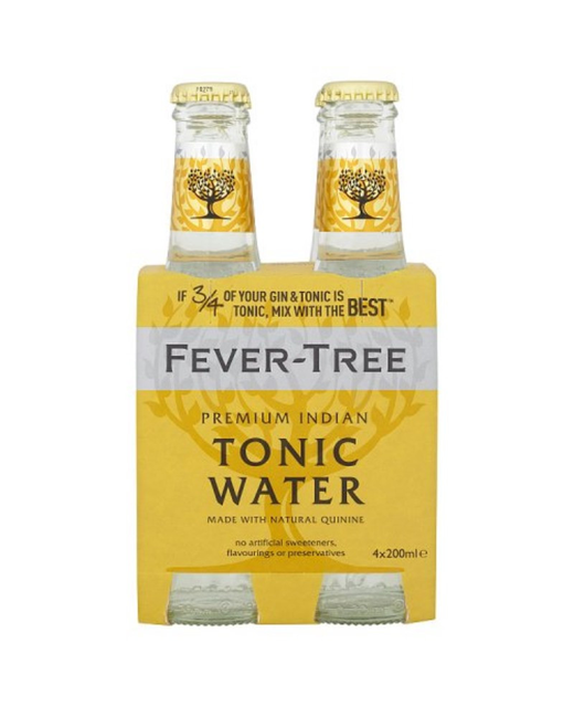 Fever-Tree Premium Indian Tonic Water 200ml 4pk BTL