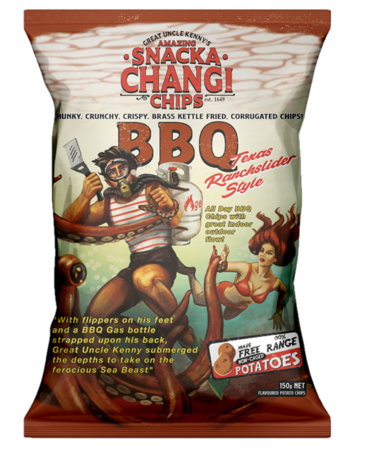 SnackaChangi Chips BBQ 150g