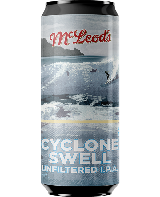McLeod's Cyclone Swell Unfiltered IPA 440ml