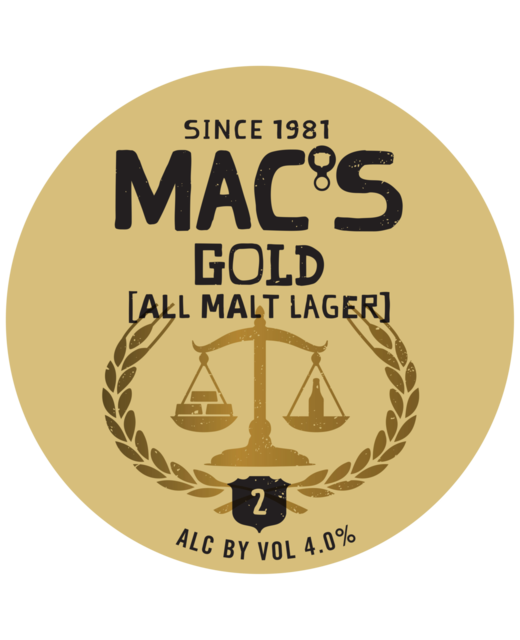 Mac's Gold 50L Keg