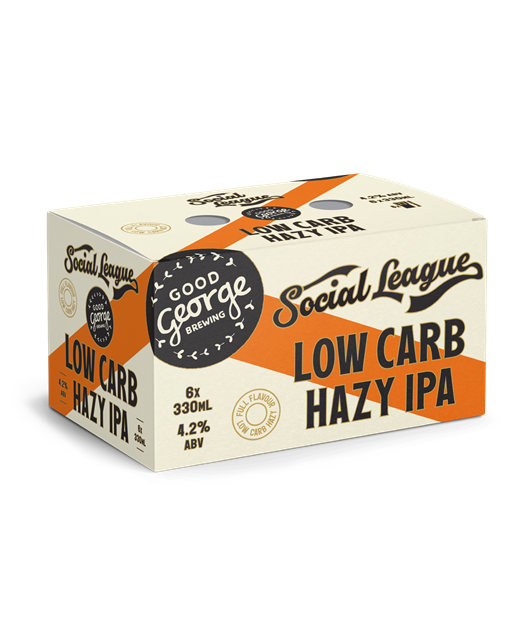 Good George Social League Low Carb Hazy IPA 6pk cans