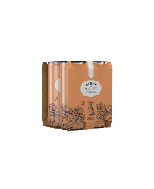 Lyre's Amalfi Spritz 250ml 4pk cans