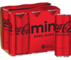 Coke Mini Zero Sugar 250ml 6pk cans