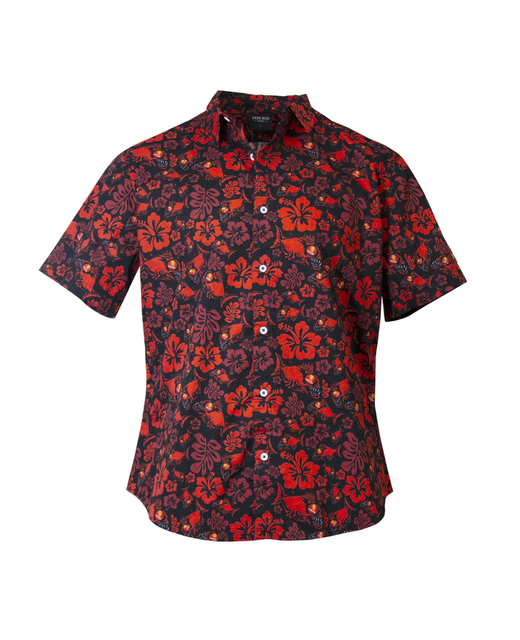 Lion Red Hawaiian Shirt