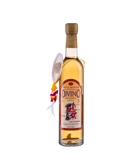 Divino Mezcal Reposado with Worms 500ml