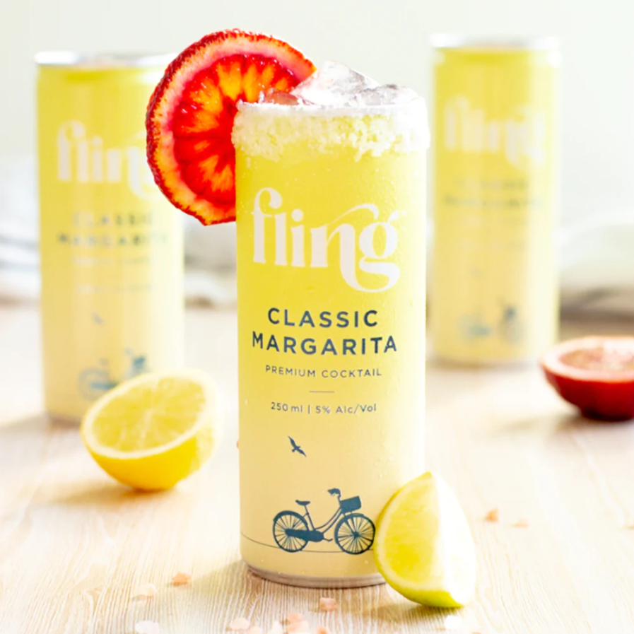 Fling Classic Margarita 4pk cans PremixedVodka Waipu Liquor Centre