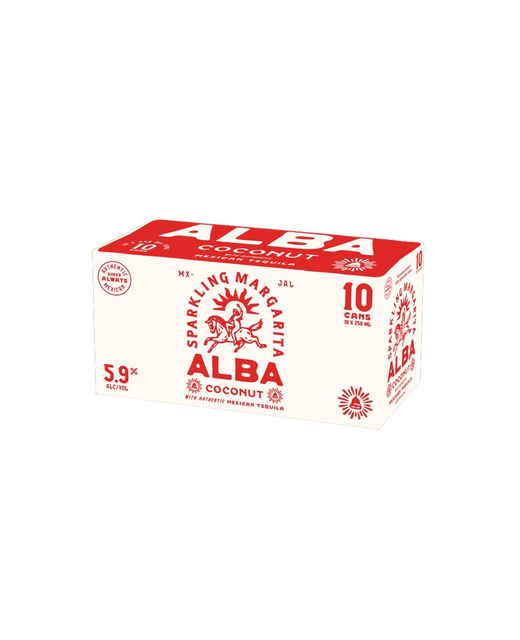 Alba Sparkling Margarita Coconut 10pk cans