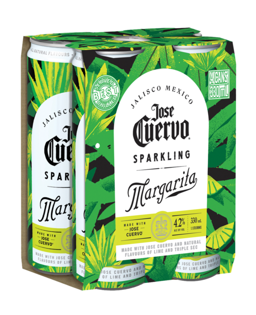 Jose Cuervo Sparkling Margarita 4pk cans