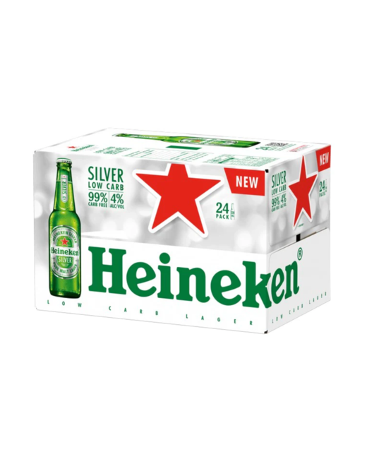 Heineken Silver Low Carb 330ml 24pk BTL