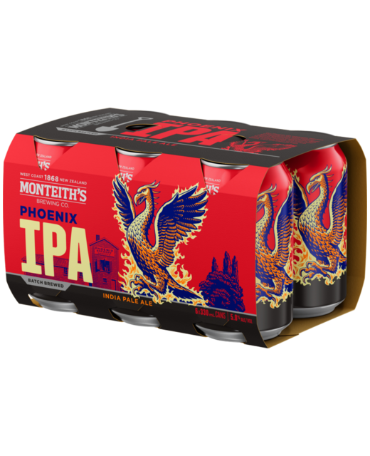 Monteith's Phoenix IPA 6pk cans