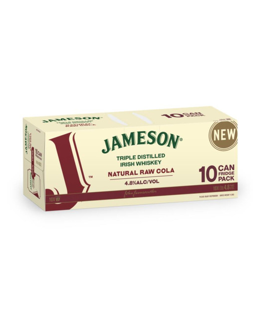 Jameson & Raw Cola 10pk cans