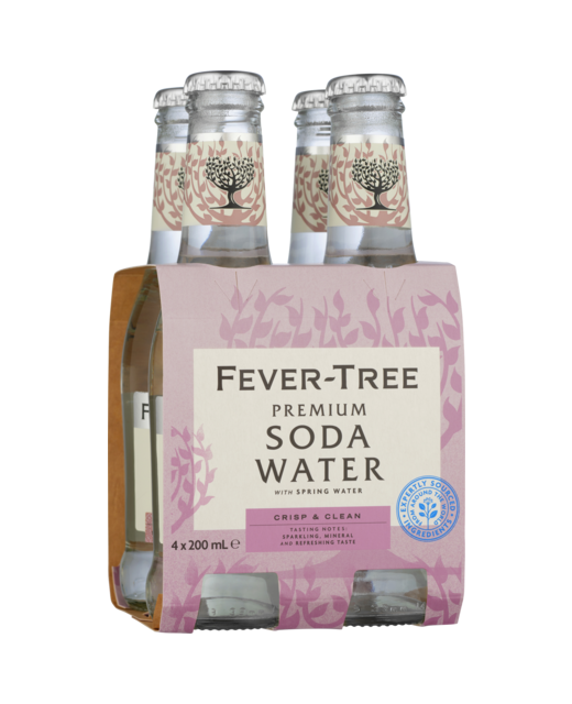 Fever-Tree Premium Soda Water 200ml 4pk BTL