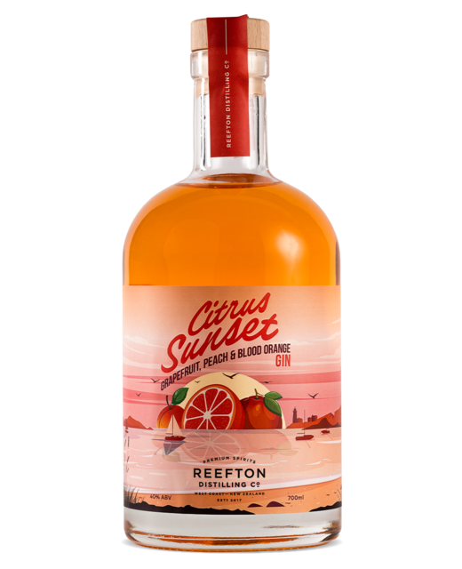 Reefton Flavour Gallery Citrus Sunset Gin 700ml