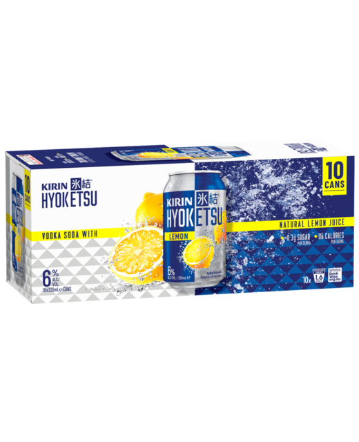 Kirin Hyoketsu Vodka Soda w Lemon 10pk cans