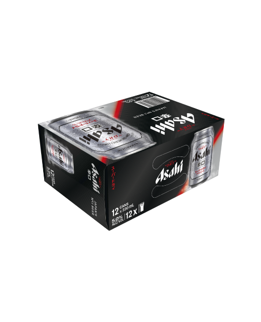 Asahi Super Dry 12pk cans