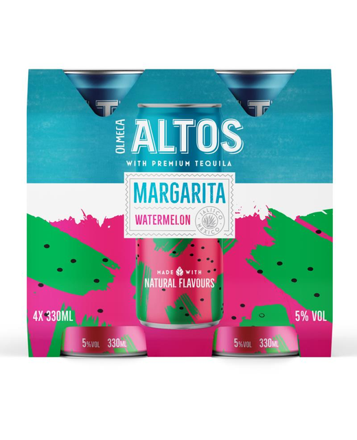 Olmeca Altos Margarita Watermelon 4pk cans