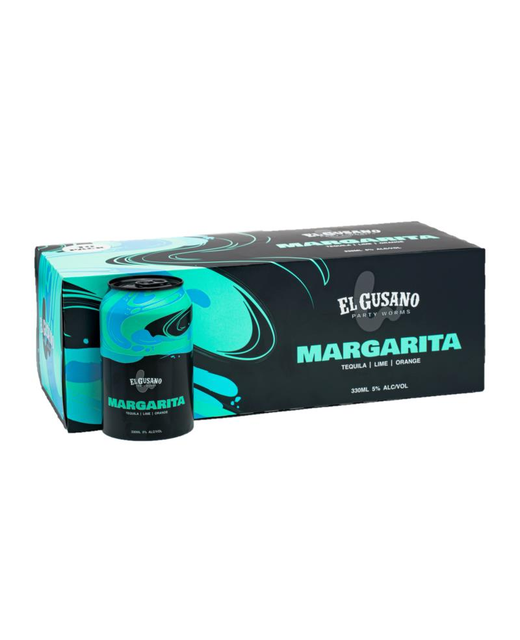 El Gusano Margarita 330ml 10pk cans
