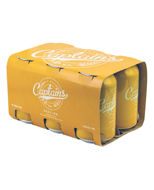 Captains Hazy IPA 330ml 6pk cans