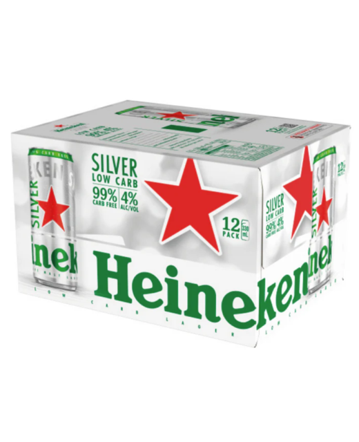 Heineken Silver 12pk cans