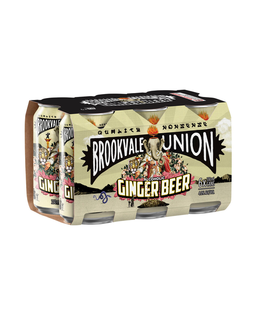 Brookvale Union Ginger Beer 6pk cans