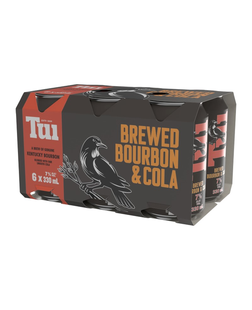 Tui  Bourbon & Cola 6pk cans