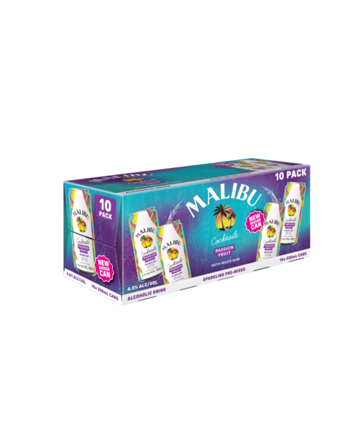 Malibu Passionfruit 330ml 10pk cans