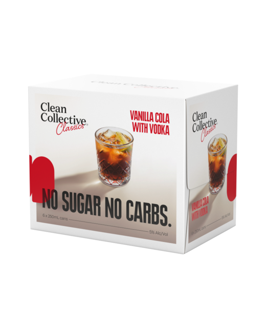Clean Collective Vanilla Cola w Vodka 6pk cans