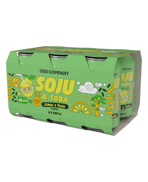 Odd Co Soju & Soda 'Lemon & Yuzu' 6pk cans