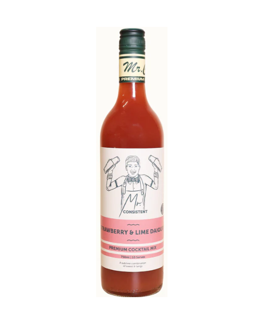 Mr. Consistent Strawberry & Lime Daiquiri Mix 750ml