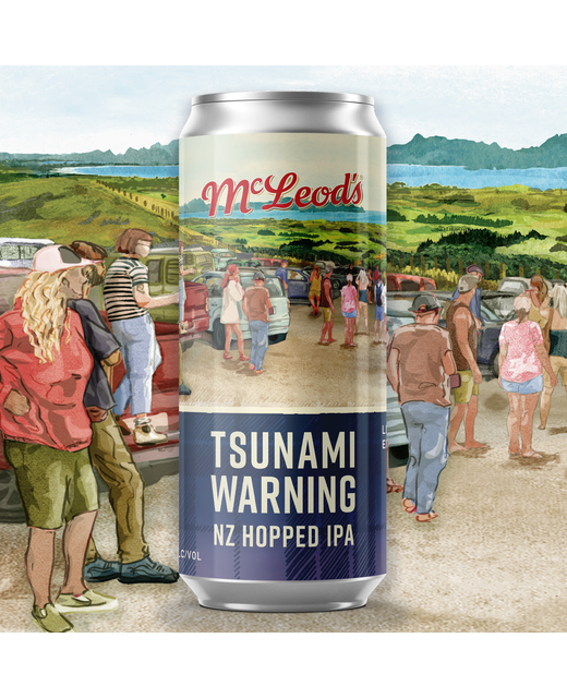 McLeods Tsunami Warning NZ IPA440ml