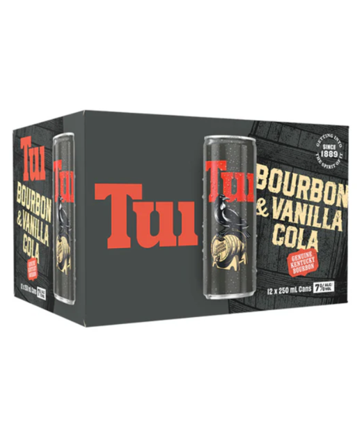 Tui Bourbon & Vanilla Cola 12pk cans