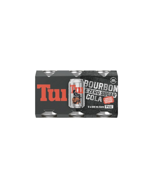 Tui Bourbon & Zero Sugar Cola 6pk cans