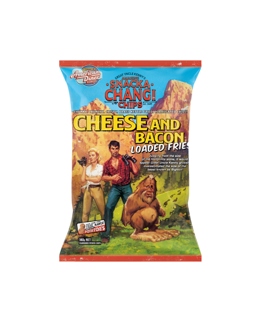 Snackachangi Cheese & Bacon Loaded Fries 140g