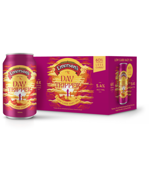 Emerson's Day Tripper Low Carb Hazy IPA 6pk cans