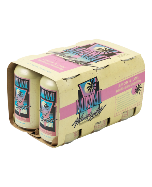 Miami Wine Cooler Lemon & Lime 6pk cans