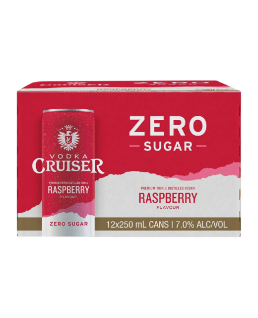Cruiser Zero Sugar Raspberry 12pk cans