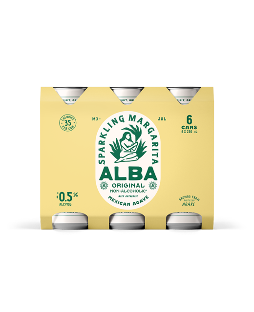 Alba Non-Alcoholic Sparkling Maragarita 6pk cans