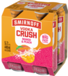 Smirnoff Vodka Crush Mango & Peach 440ml 4pk cans