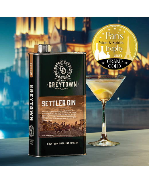 Greytown Distilling Settler Gin 750ml