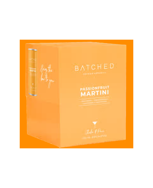 Batched Passionfruit Martini 4pk cans