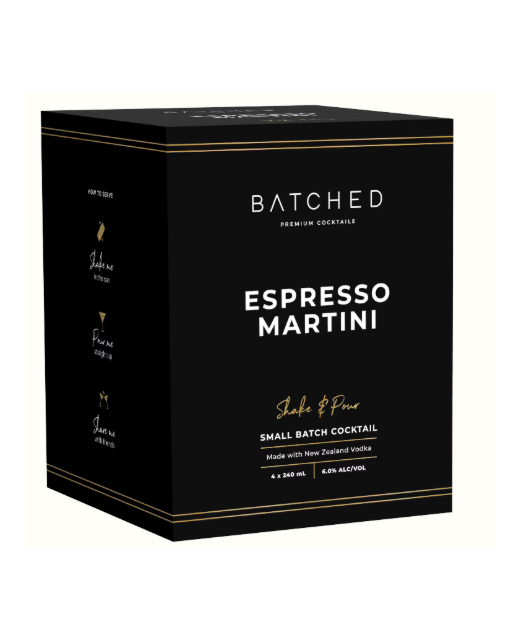 Batched Espresso Martini 4pk cans