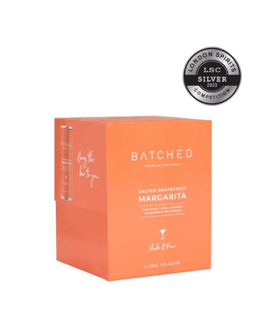 Batched Salted Grapefruit Margarita 4pk cans