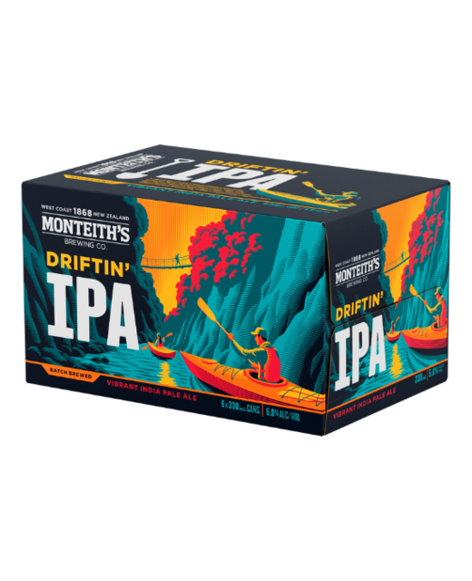Monteiths Driftin' IPA 6pk cans