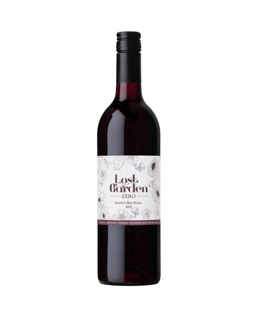 Lost Garden Zero Hawkes Bay Shiraz