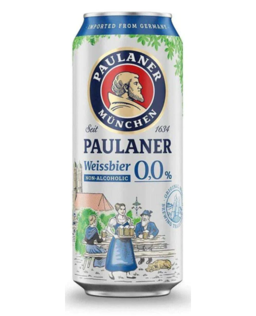 Paulaner Munchen Weissbier Non-Alcoholic 500ml