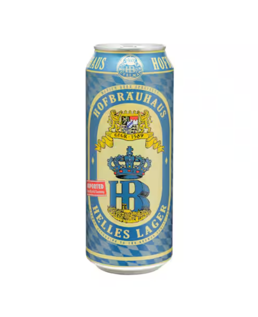 Hofbrauhaus Helles Lager 500ml
