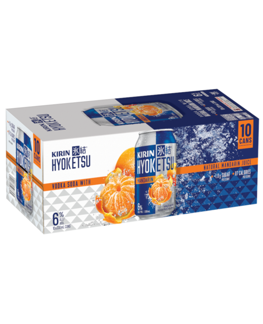 Kirin Hyoketsu Mandarin 10pk cans