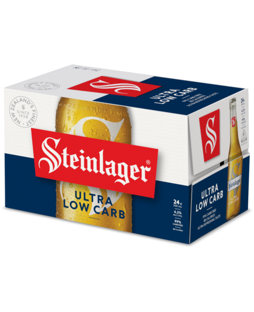 Steinlager Ultra Low Carb 330ml 24pk BTL